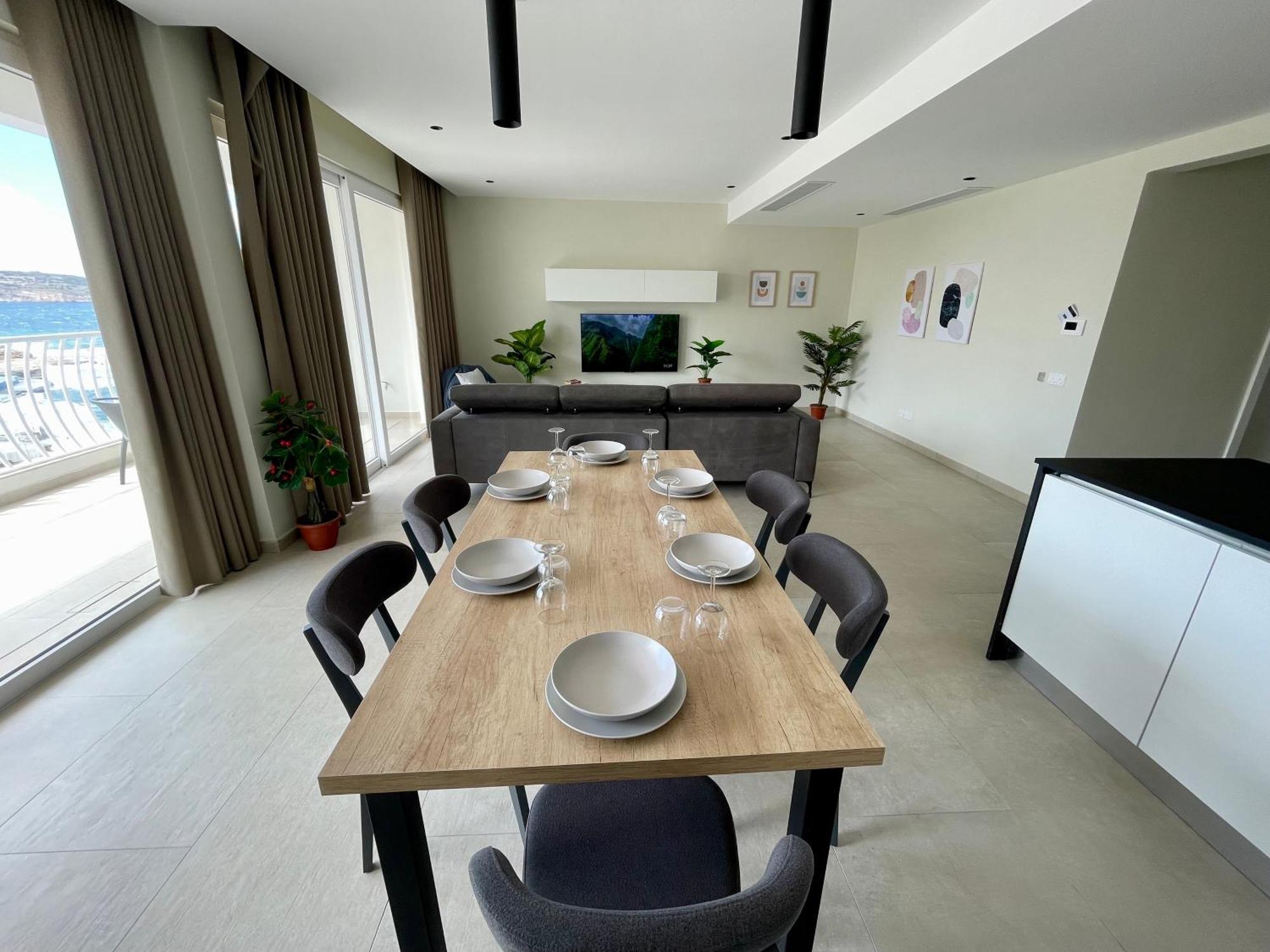 Bugibba Square Seafront Lux Apartments By Holi San Pawl il-Baħar Eksteriør bilde