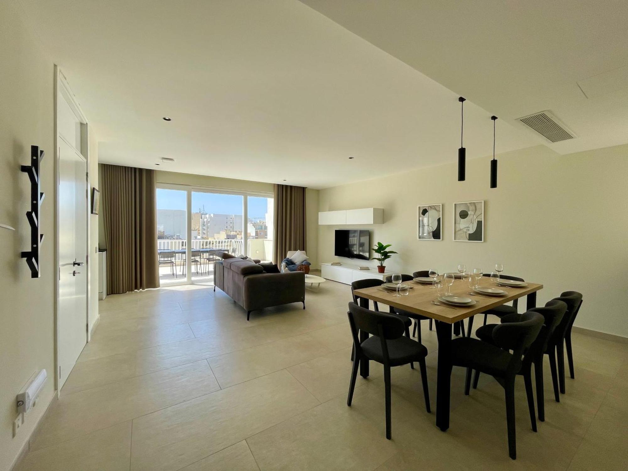 Bugibba Square Seafront Lux Apartments By Holi San Pawl il-Baħar Eksteriør bilde