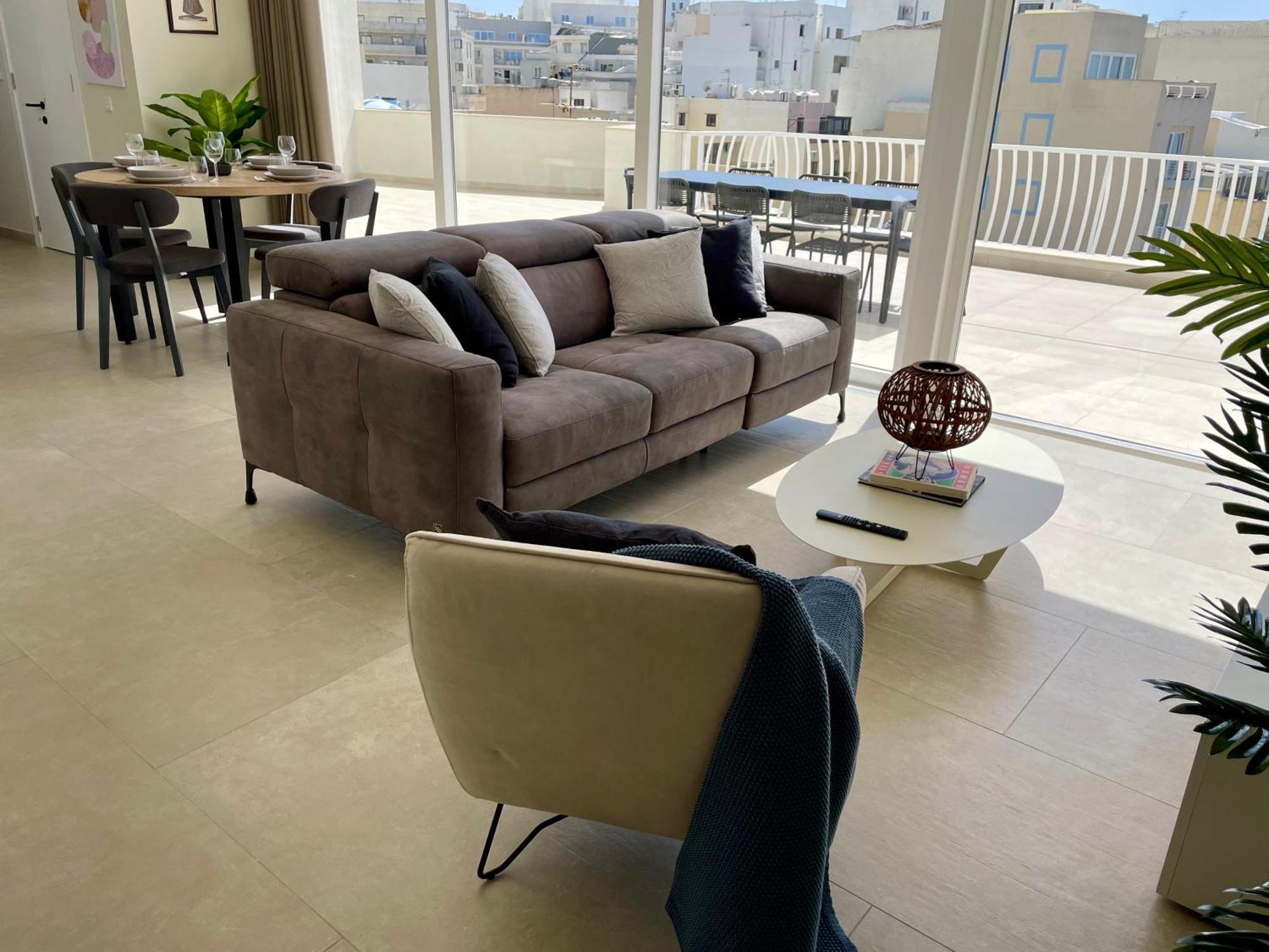 Bugibba Square Seafront Lux Apartments By Holi San Pawl il-Baħar Eksteriør bilde
